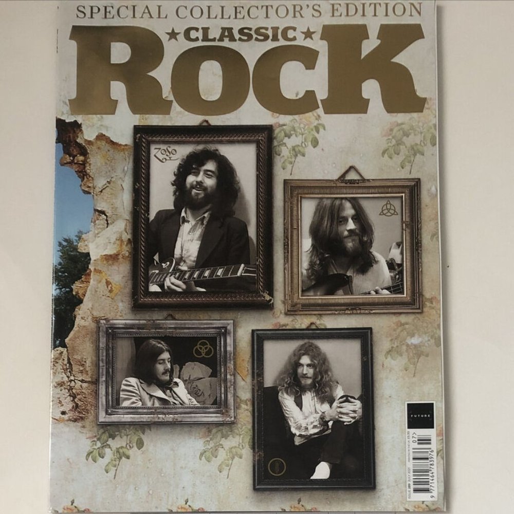 Classic Rock Mag Led Zeppelin # 289 July 2021 w/ magnetic word sheet-Stairway-Lo